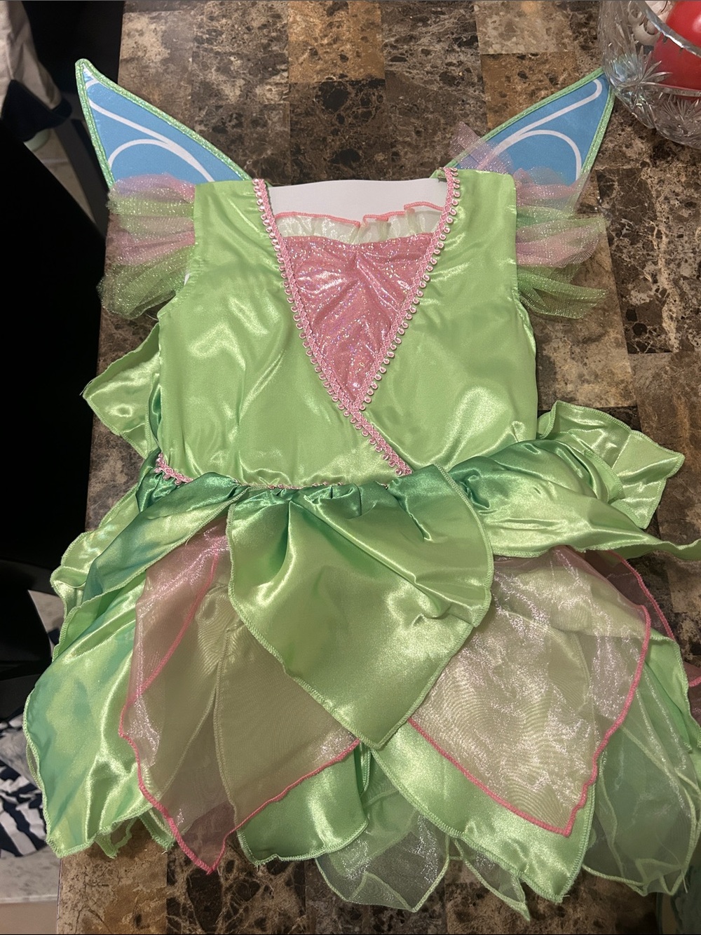 Disney Tinker Bell Toddler Costume - Green/Pink/Purple